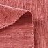 Flicken-Teppich 100% Baumwolle | Waschbarer Fleckerl mit Fransen | Rot